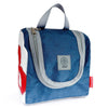 white-blue, number red