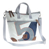 white-blue, number grey