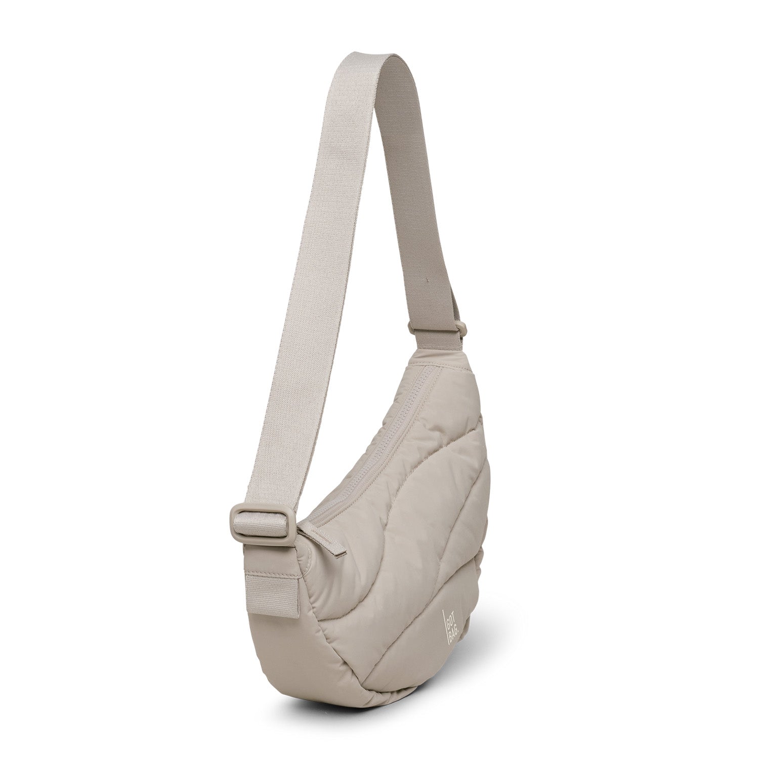 Wavy Puffer Moon Bag