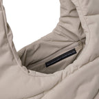 Wavy Puffer Shoulder Bag