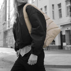 Wavy Puffer Shoulder Bag
