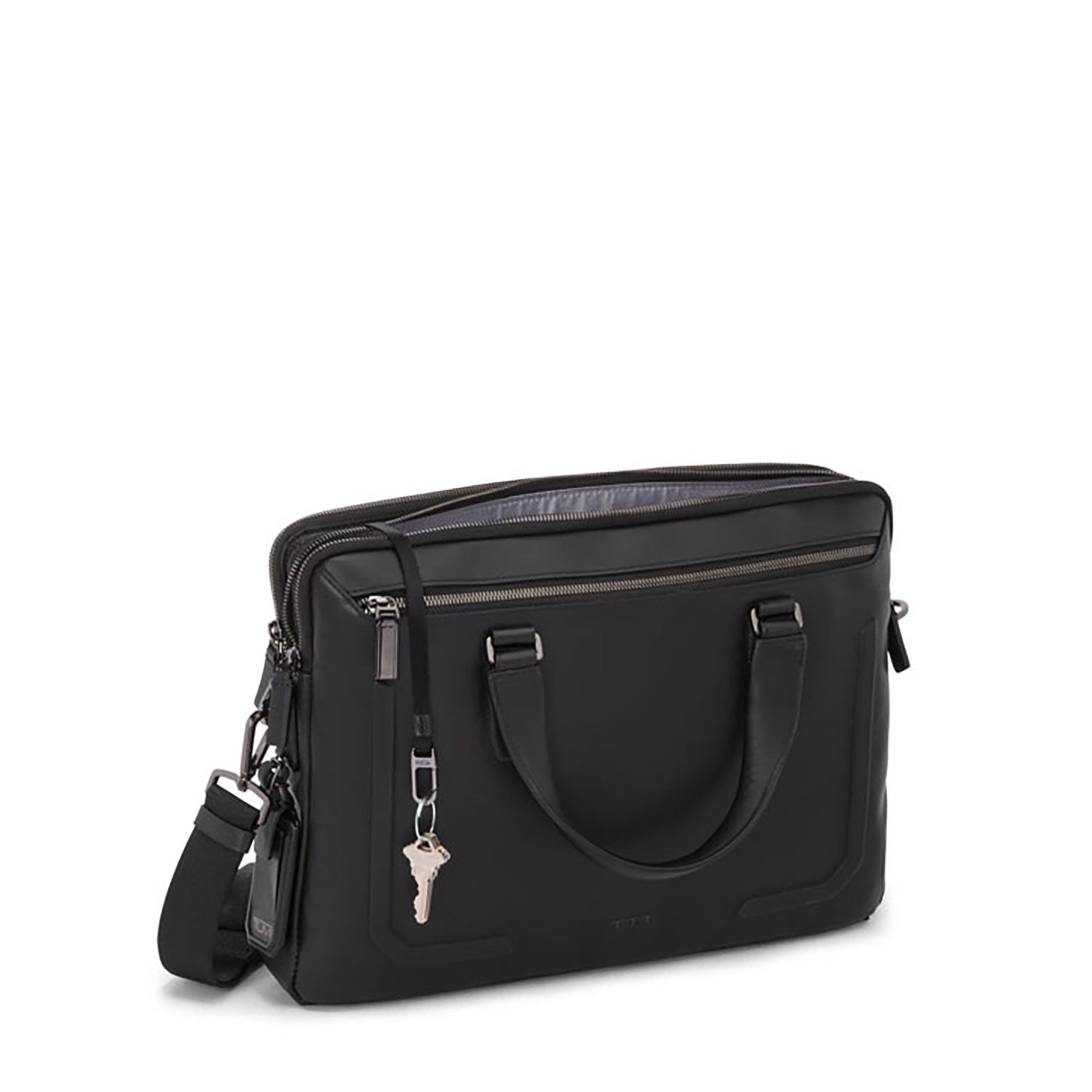 Tumi Harrison Leather Sycamore Slim Brief