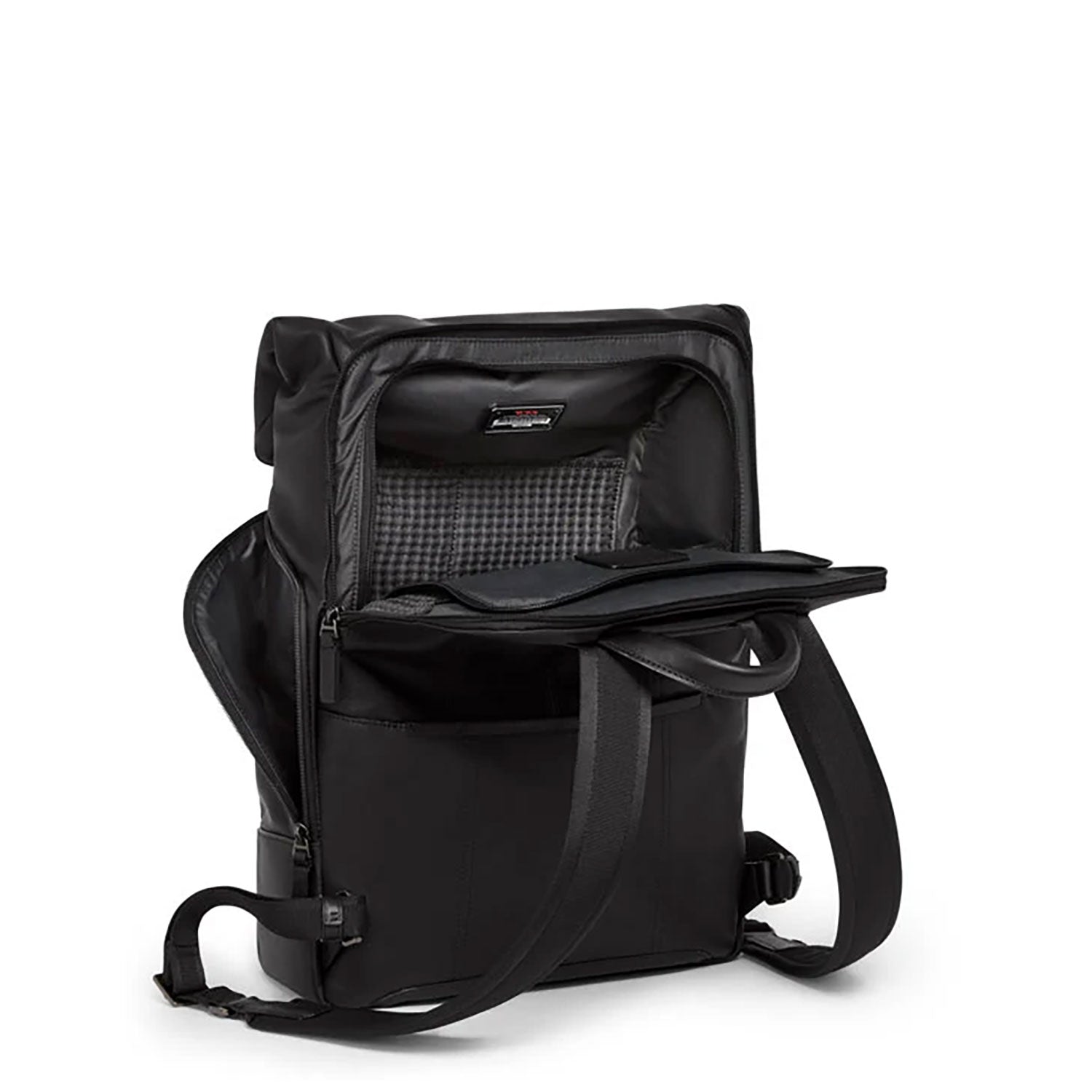 roll top backpack tumi TUMI Tumi Harrison Osborn Roll Top Backpack Leather