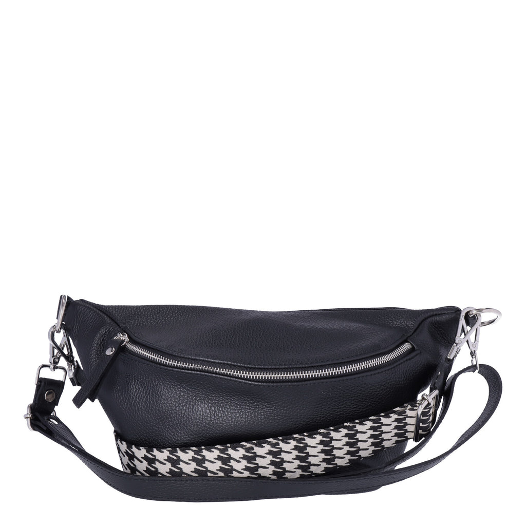 Crossbody Leder mit Gurt XXL