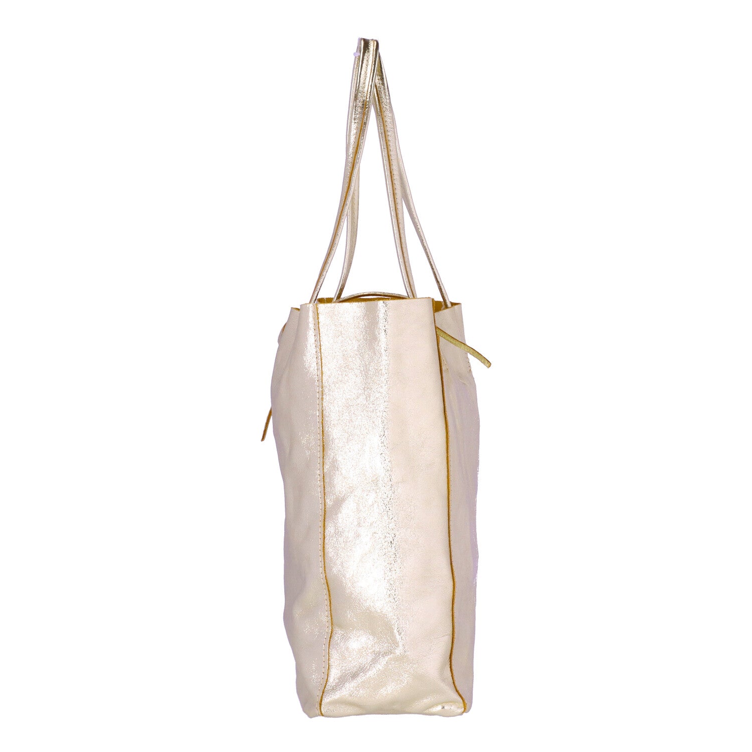 Shopper Leder Metallic