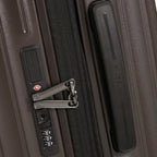 Lieblingstasche 2WANDER Spinner 75/28 suitcase in dark brown with integrated TSA combination lock and side handle
