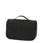Lieblingstasche Bali washbag in matte black vegan leather with a top handle and minimalist design