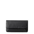 Lieblingstasche Bay black leather clutch wallet with a minimalist flap design