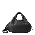 Lieblingstasche Beauty black leather handbag with a soft, slouchy silhouette and integrated top handles.