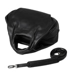 Lieblingstasche Beauty black pebbled leather handbag with integrated handles and a detachable shoulder strap