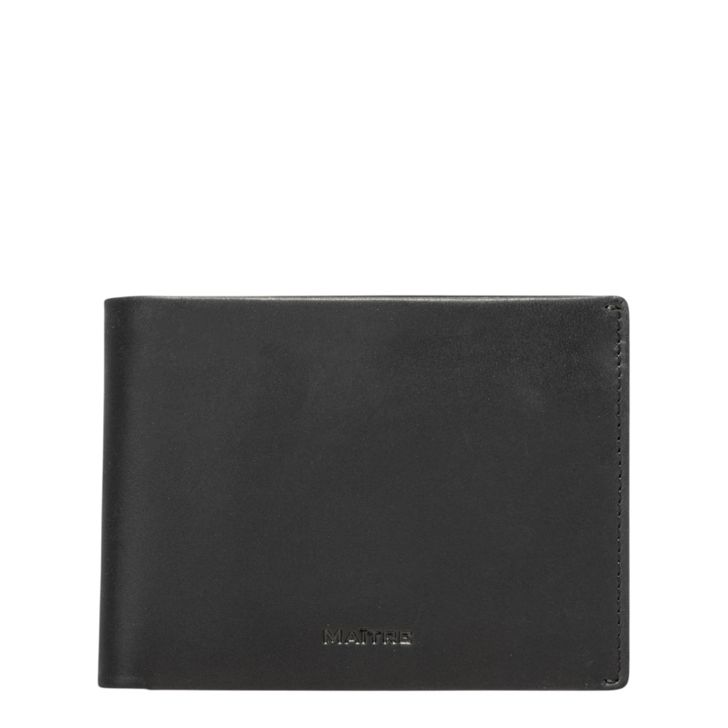 Lieblingstasche Birkheim Galbert Billfold MH7 black leather bi-fold wallet with embossed logo