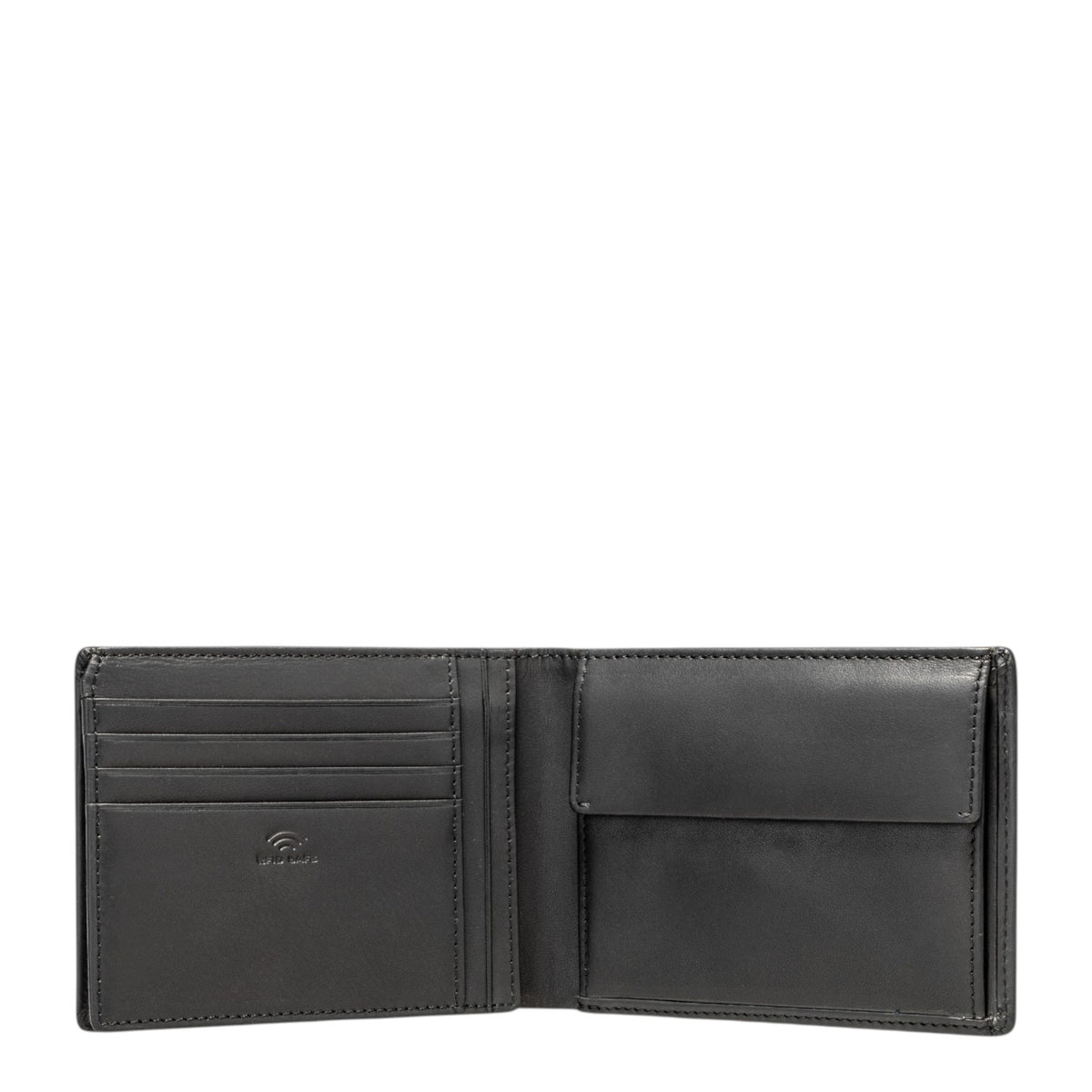 Lieblingstasche Birkheim Galbert Billfold MH7 black leather bi-fold wallet with coin pocket and card slots.