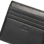 Lieblingstasche Birkheim Galbert Billfold MH7 black leather wallet with RFID safe technology and multiple card slots.