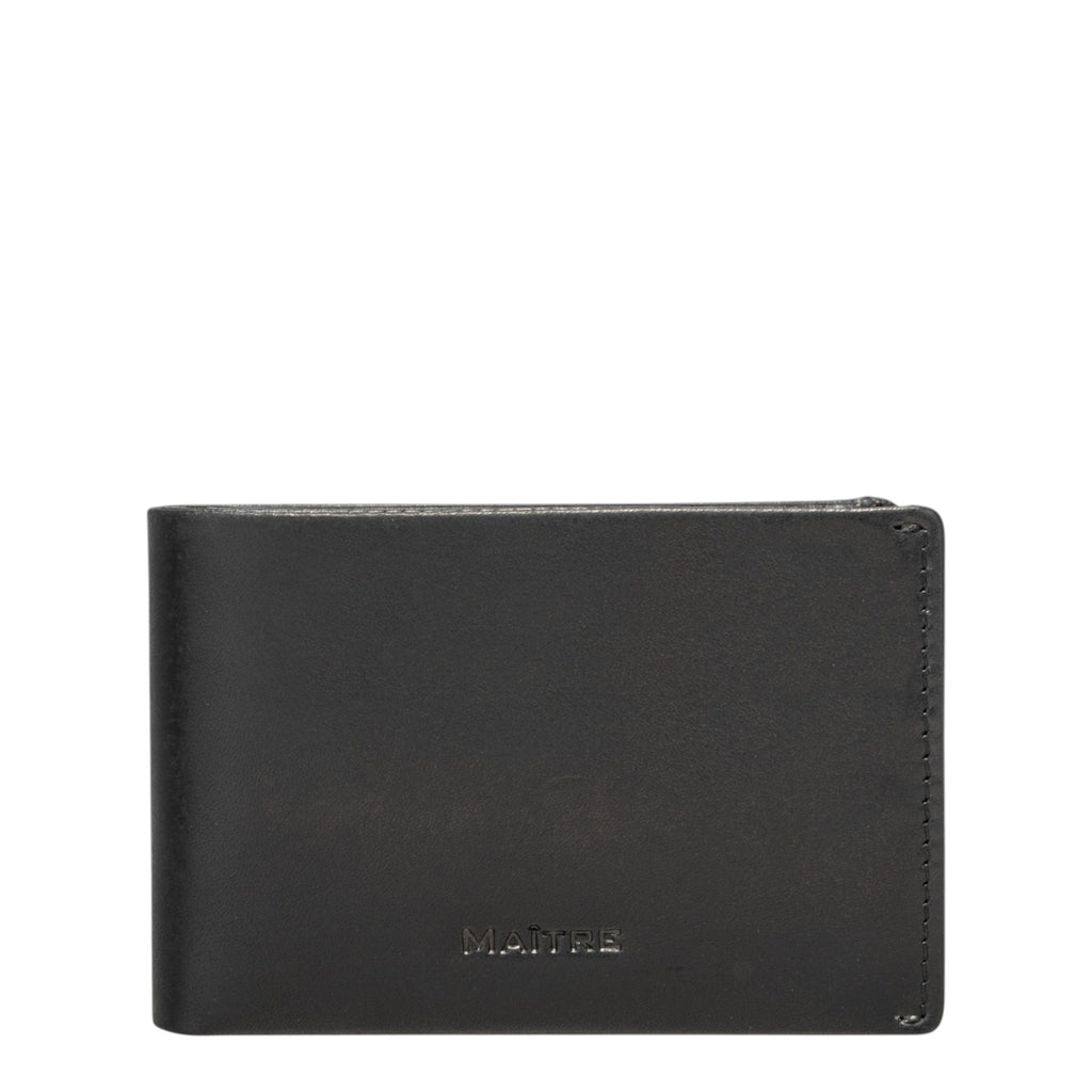 Lieblingstasche Birkheim Gerno Billfold SH2 black leather bifold wallet with embossed logo.
