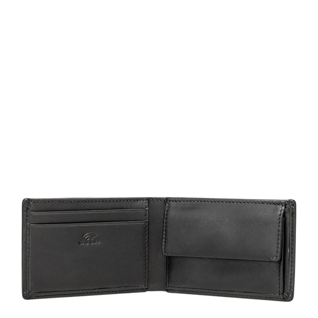 Lieblingstasche Birkheim Gerno Billfold SH2 black leather wallet with coin pocket and card slots.