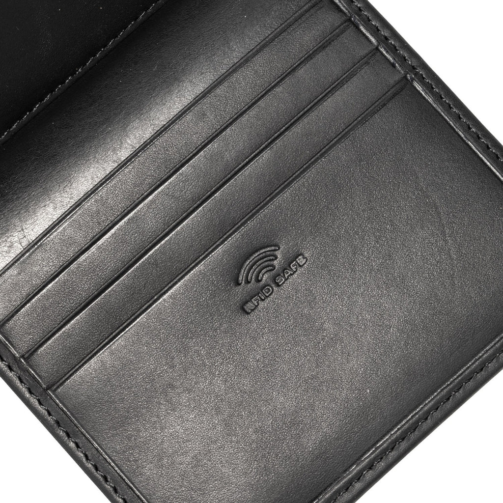 Lieblingstasche Birkheim Habert Billfold SV3 black leather wallet with RFID safe technology and card slots.