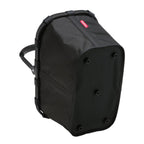Lieblingstasche black Carrybag shopping basket with sturdy aluminium handle and protective feet on the base