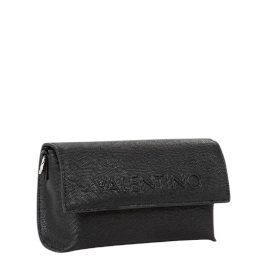 Lieblingstasche Pochette Pandia Re black textured leather clutch with embossed logo detail.