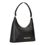 Lieblingstasche Aury Re black leather hobo bag with gold hardware and subtle contrast stitching.