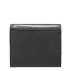 Lieblingstasche black leather tri-fold wallet with stitched detailing.