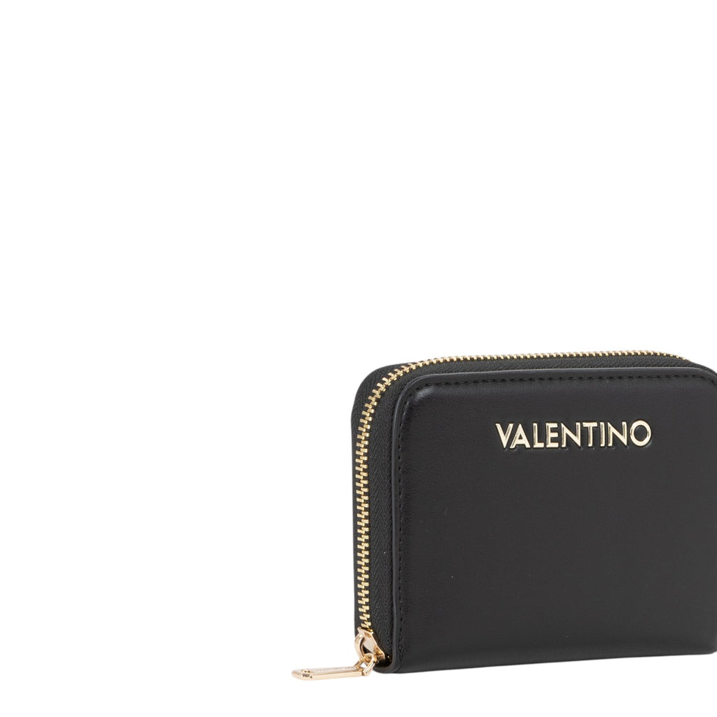 Lieblingstasche black leather zip around wallet with gold hardware and embossed logo