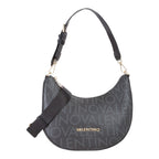 Lieblingstasche Regina Re black monogram hobo bag with adjustable strap and gold hardware.