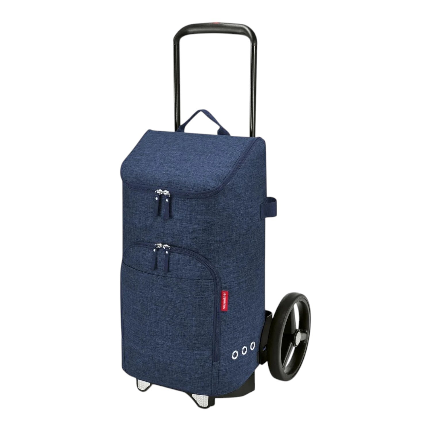 Lieblingstasche blue citycruiser shopping bag with wheels and telescopic handle, shown without the rack.