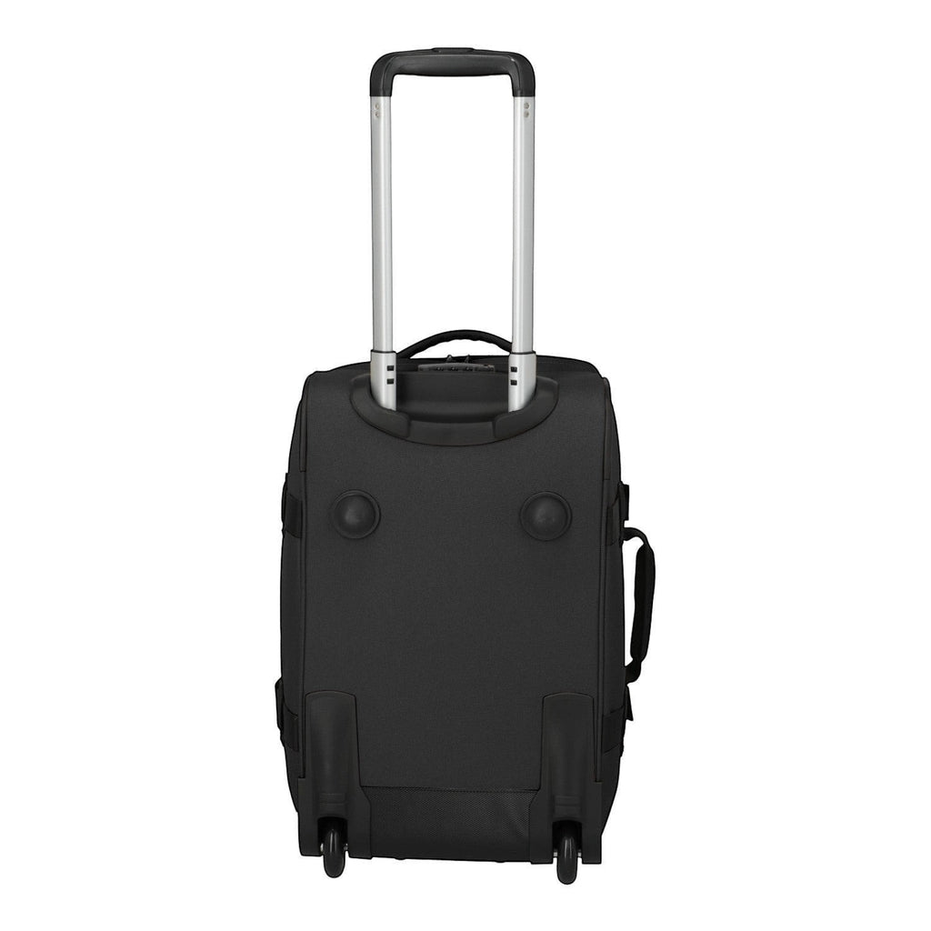 Lieblingstasche BOLONIA S black rolling travel bag with telescopic handle and wheels.