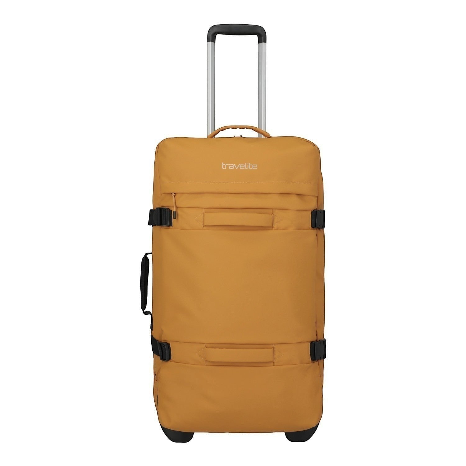Lieblingstasche BOLONIA L mustard yellow travel bag with wheels and telescopic handle