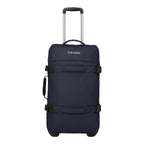 Lieblingstasche BOLONIA M navy blue rolling travel bag with telescopic handle and compression straps.