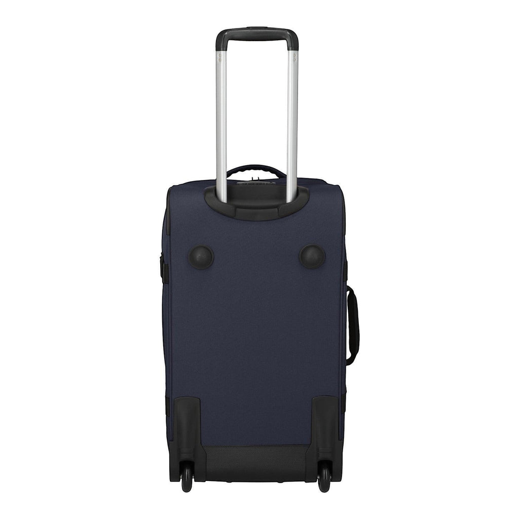 Lieblingstasche BOLONIA M navy blue rolling travel bag with telescopic handle and wheels.