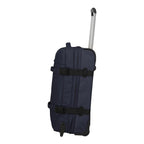 Lieblingstasche BOLONIA M navy blue rolling travel bag with telescopic handle and compression straps.