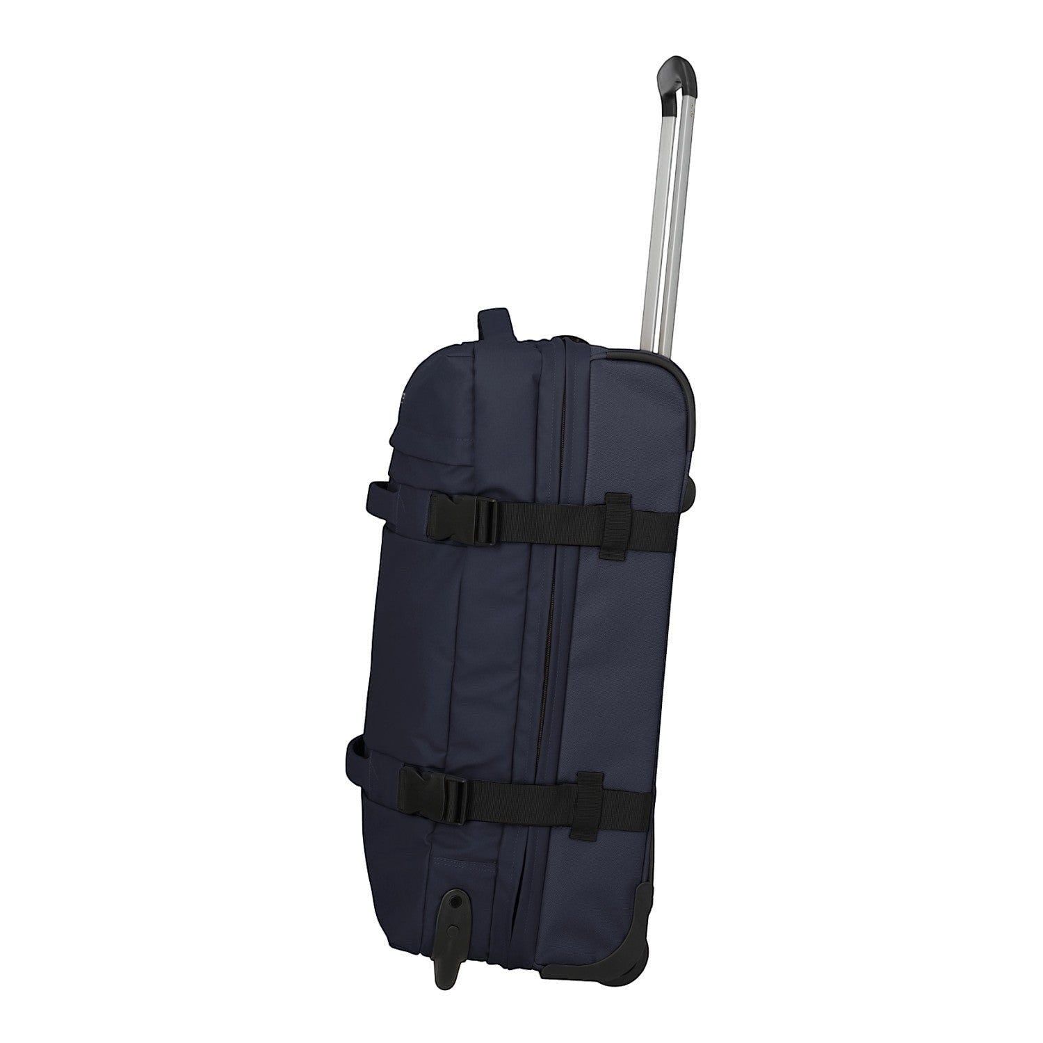 Lieblingstasche BOLONIA M navy blue rolling travel bag with telescopic handle and compression straps.