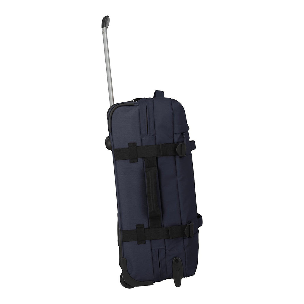 Lieblingstasche BOLONIA M navy blue rolling travel bag with telescopic handle and compression straps.