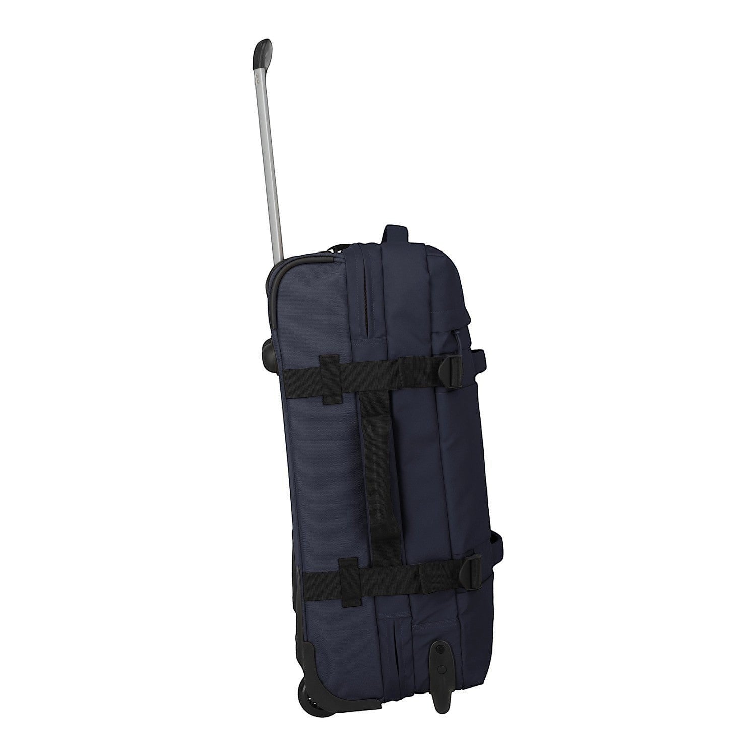 Lieblingstasche BOLONIA M navy blue rolling travel bag with telescopic handle and compression straps.