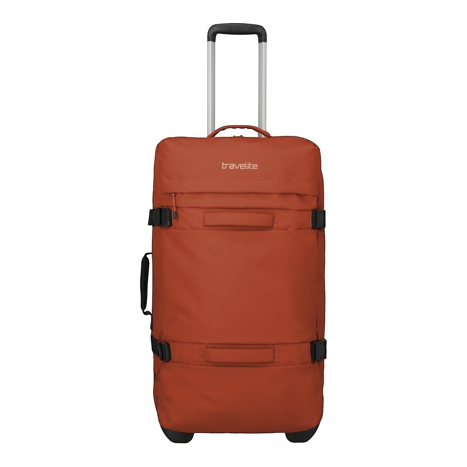 Lieblingstasche BOLONIA L orange travel bag with wheels and telescopic handle