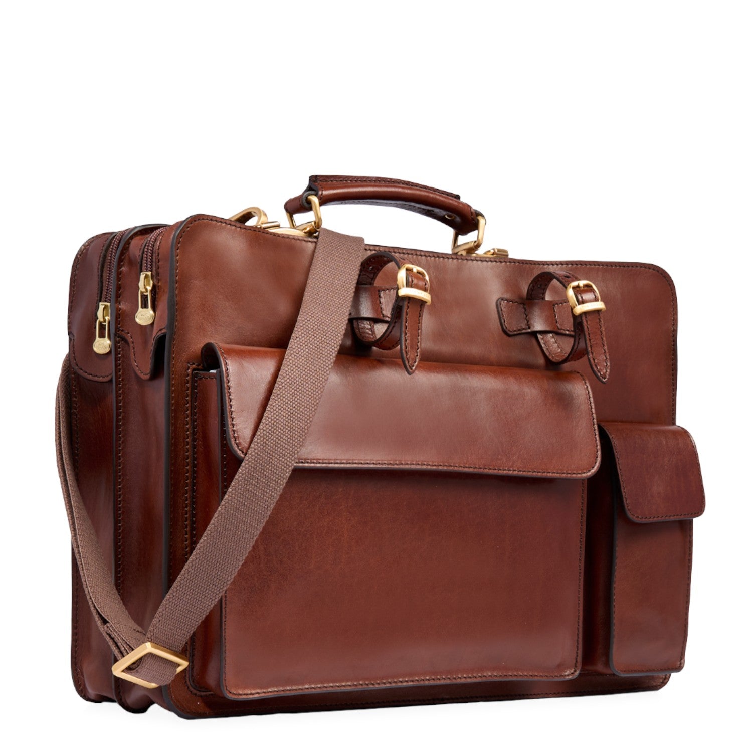 シ*」様 ブラウン レザー ビジネスバッグ　THE BRIDGE Buy The Bridge | Italian Leather Bags & Travel Bags | Lieblingstasche
