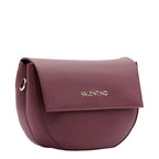 Lieblingstasche Flap Bag Bigs in deep burgundy faux leather with gold hardware and embossed logo.