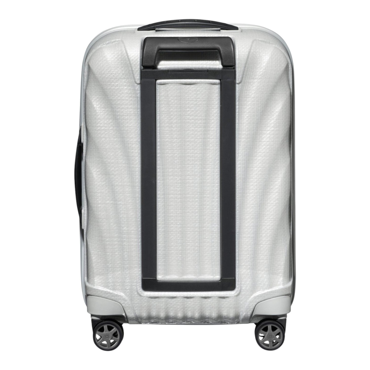 Lieblingstasche C-Lite Spinner 55/20 Exp carry-on suitcase in metallic silver with black handle and four wheels