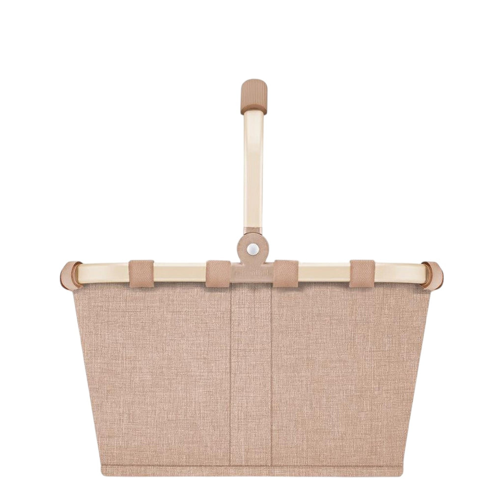 Lieblingstasche Carrybag XS shopping basket in a neutral beige fabric with a sturdy light-colored handle
