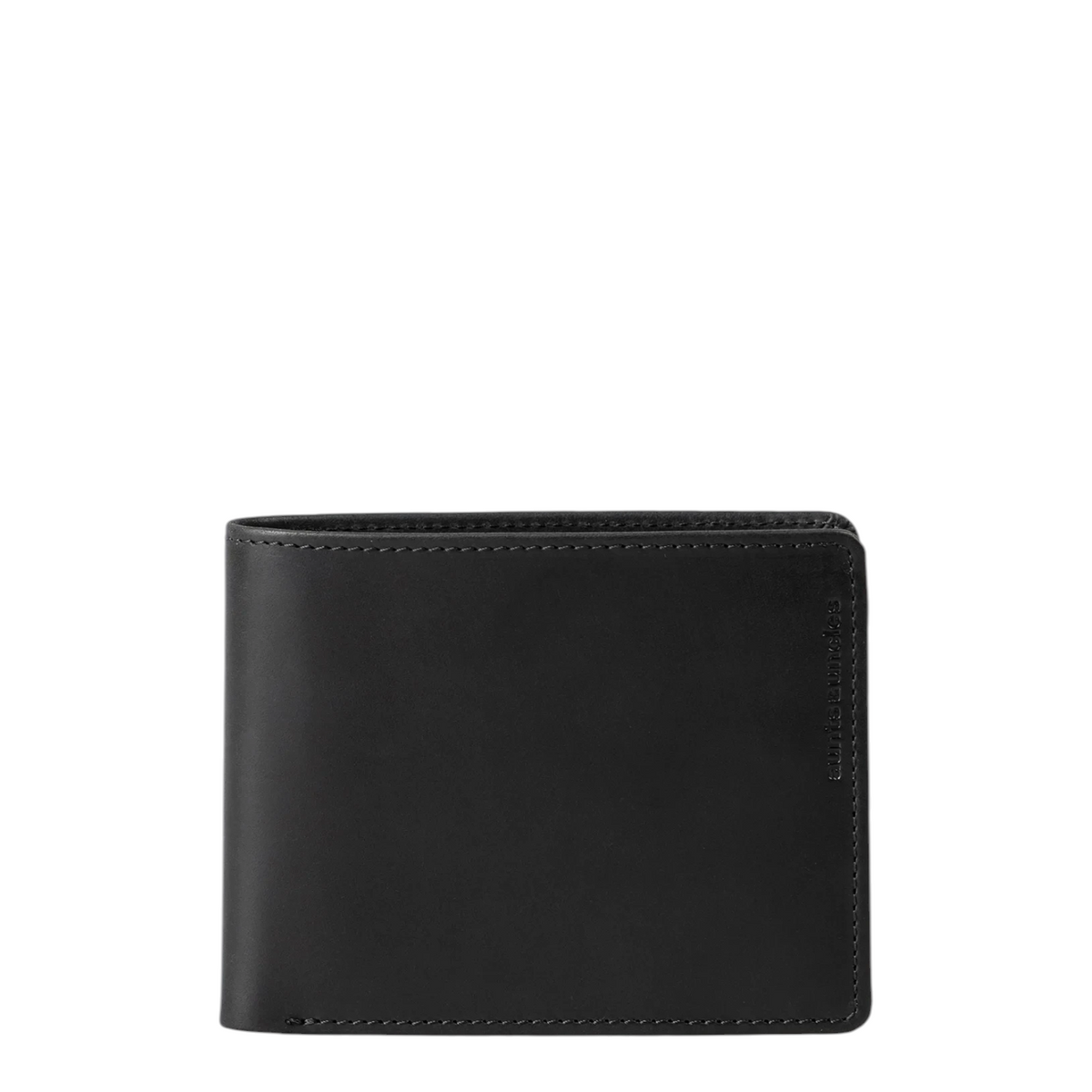 Lieblingstasche Clay black leather bifold wallet with minimalist design