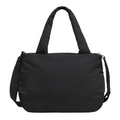 Lieblingstasche Cloud Horizon black padded tote bag with wide shoulder straps and minimalist design
