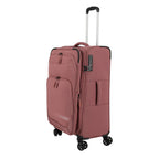 Lieblingstasche KICK OFF medium expandable 4-wheel trolley suitcase in dusty rose with TSA lock and front pockets