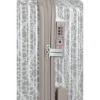 Lieblingstasche Lascana Edition 4W Trolley L, grey patterned hard-shell luggage with TSA lock and zipper.