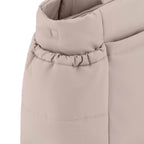 Lieblingstasche Hellvi Cloud Medium bag in beige with a gathered side pocket and soft quilted fabric texture