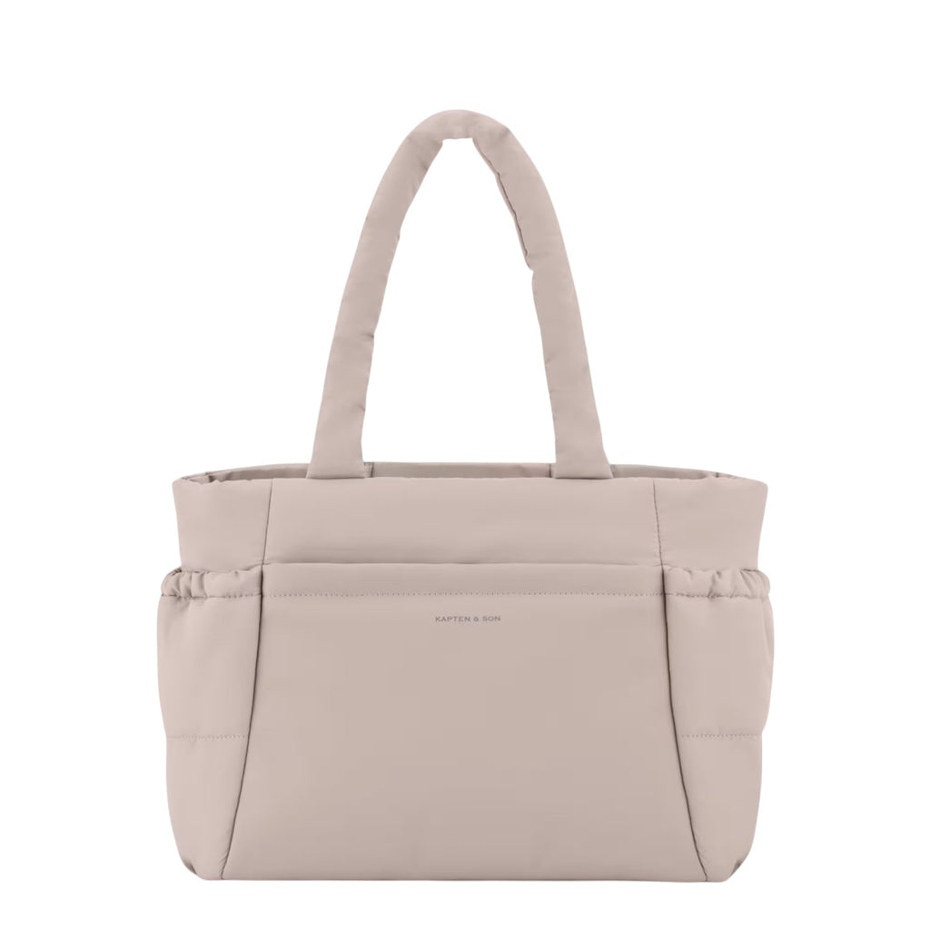 Lieblingstasche Hellvi Cloud Medium tote bag in beige with padded handles and side pockets