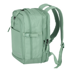 Lieblingstasche Kick Off Cabin Rucksack in sage green with multiple zippered compartments and padded shoulder straps.