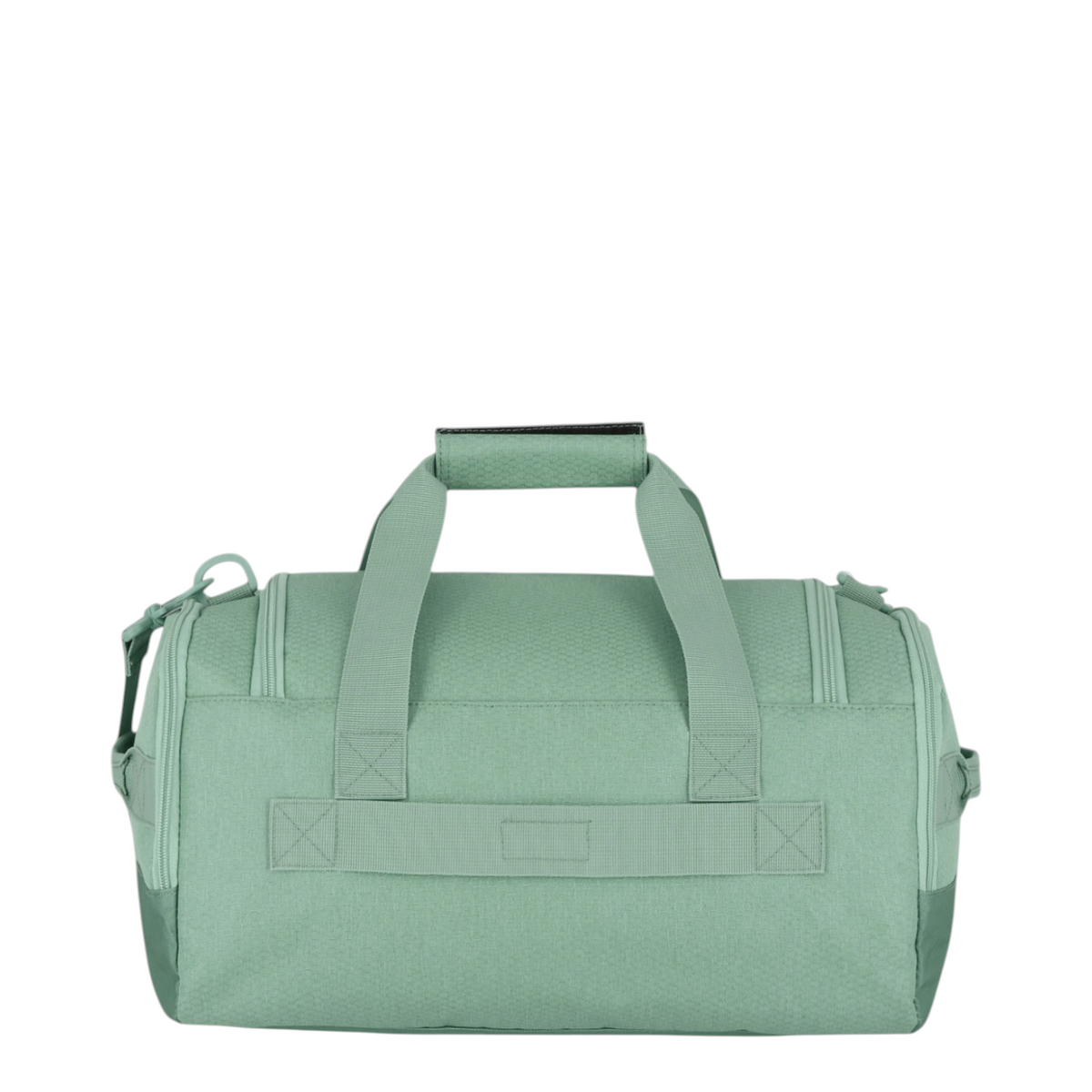 Lieblingstasche Kick Off small sage green travel duffel bag with sturdy handles and zippered compartments
