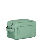 Lieblingstasche Kick Off sage green toiletry bag with a side handle and front zipper pocket