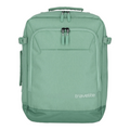 Lieblingstasche Kick Off sage green travel backpack with front zip pocket and top handle for carry-on luggage